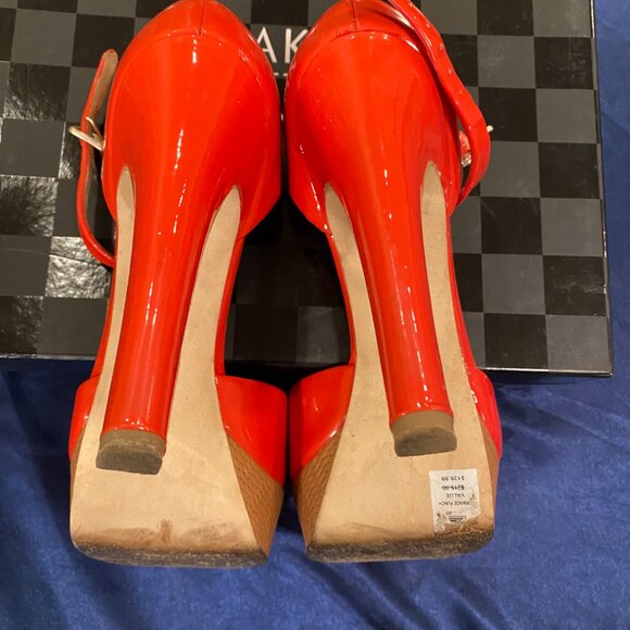 Saks Fifth Avenue Sharlene Orange Punch 8M - Picture 6 of 9